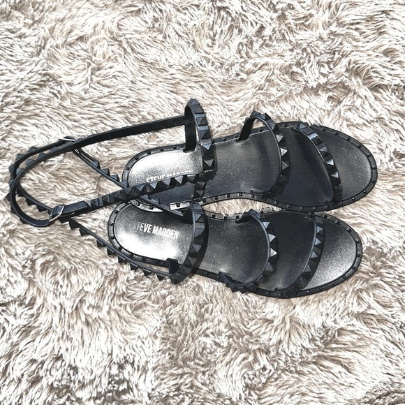 Steve Madden Ankle Wrap Sandals - Picture 8 of 13